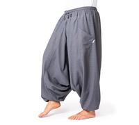 PANASIAM Aladin Pants Cotton 'Lini', Grey, L