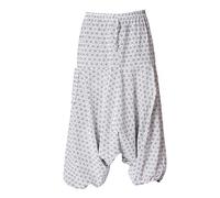 PANASIAM Aladin Pants 'geometrix', Asanoha White, XL