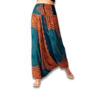 PANASIAM Aladin Pants, Mandala 3, Turquiose L