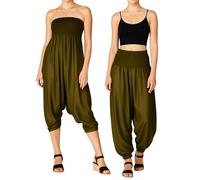PANASIAM Aladin Pants Plain Olive-Green XL