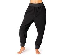 PANASIAM Baggy Jogging Trousers Unisex - Harem Style - Warm Winter Trousers | Harem Trousers, Soft 100% Cotton Sweat Fabric, Lounge & Streetwear, Loose Fit, Wide Elastic Waistband, 3 Pockets, Size M-XL