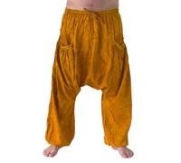 PANASIAM Chill Pants, Stonewashed Mustard Yellow, M