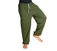 PANASIAM E-Pants Long, Cotton, d. Green, S