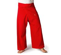 PANASIAM Fisherman Pants Unicolor, red, XL