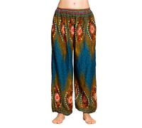 PANASIAM Muck Pants Peacock - Harem Pants, wide Leisure Pants, light Baggy Pants