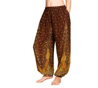 PANASIAM Muck Pants Peacock - Harem Pants, wide Leisure Pants, light Baggy Pants