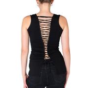 PANASIAM Ripped top Viva, Black, L