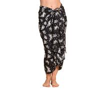 PANASIAM Sarong B005 Black Butterfly, L