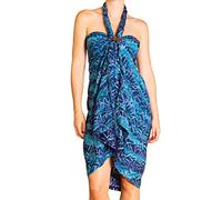 PANASIAM Sarong B015 Bluetone Bambooleaf, L