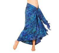 PANASIAM Sarong B109 green leaf, L