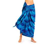 PANASIAM Sarong B110 blue flower, L