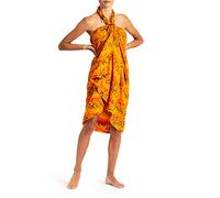PANASIAM Sarong B302 orange square, L