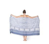 PANASIAM Sarong Indigo Tribal Stripe, 188x100cm