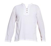 PANASIAM Shirt, 'K', 3button, White, XXL, Longsleeve