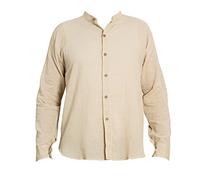 PANASIAM Shirt, 'K', 6button, Beige, XXL, Longsleeve