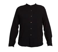 PANASIAM Shirt, 'K', 6button, Black, L, Longsleeve