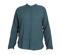 PANASIAM Shirt, 'K', 6button, petrolblue, L, Longsleeve