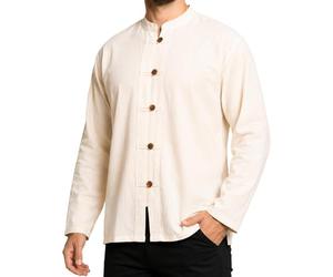 PANASIAM ShirtBEN-5Button, Nature L