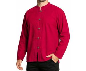 PANASIAM ShirtBEN-5Button, red L