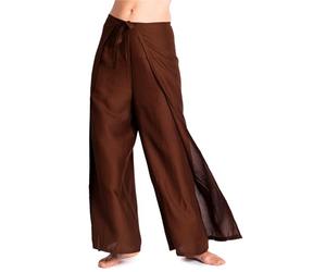 PANASIAM Sunshine Pants Plain, Dark Brown, L