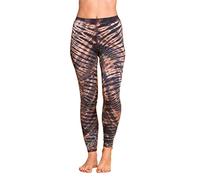 PANASIAM Women's Yoga Leggings - Long Sports Tights - Zebra Pattern | Soft & stretchy , avtivewear for yoga, gym & everyday wear, breathable, viscose & elastane, hand tie-dyed unique piece
