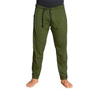 PANASIAM Yoga Trousers, Cotton, Olive Green, XL