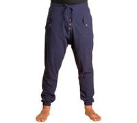 PANASIAM Yogi Pants Women & Men - Cotton Aladdin Harem Trousers | Summer trousers, 100% cotton, drawstring front & elastic back waistband, unisex harem trousers, relaxed Aladdin baggy style
