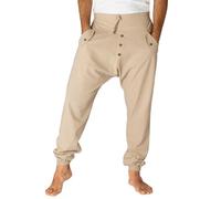PANASIAM Yogipants 01, Cotton, Khaki, L