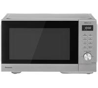 Panasonic NN-SD37QSBPQ 29L Solo Microwave Oven, 1000W, Auto Defrost, 11 Auto Programmes, Timer, Silver & Stainless Steel