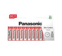 Panasonic 12 AA Zinc Carbon Batteries 1.5 V 0Pb/HG/CD