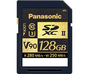 Panasonic 128GB SDXC UHS-II (U3) 280MB/s Memory Card (RP-SDZA128GAK)