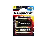Panasonic 1x2 LR20PPG Alkaline 1.5 V non-rechargeable battery Non-Rechargeable Batteries (1.5 V Alkaline, 33,6, 33,6 mm; 61.5 mm, blue, gold, red)