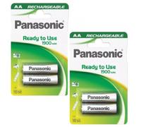 Panasonic 1x2 NiMH Mignon AA 2050 mAh Re, P-6E/2BC2050