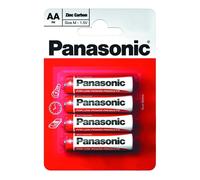 Panasonic AA Zinc Carbon Single Use Batteries 4 pack (Package may vary)