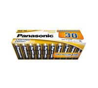 Panasonic, Alkaline Power, AA alkaline batteries, 30 pieces, Mignon, LR6, 1.5V, Anti-Leak Protection, 7 years of storage, best for remote controls, s