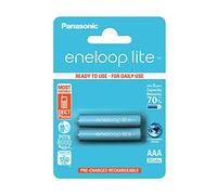 Panasonic BK-4LCCE/2BE Eneloop Lite Micro AAA 550 mAh Rechargeable Battery (Pack of 2)