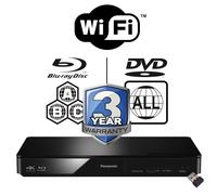 Panasonic Blu-ray Player DMP-BDT180 All Zone MultiRegion with Wi-Fi Adapter
