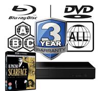 Panasonic Blu-ray Player DP-UB450 All Zone Code Free MultiRegion 4K & Scarface