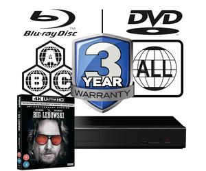 Panasonic Blu-ray Player DP-UB450 All Zone MultiRegion 4K & The Big Lebowski