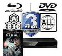Panasonic Blu-ray Player DP-UB820 All Zone Code Free MultiRegion 4K San Andreas
