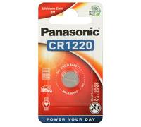 Panasonic button cell Lithium, 3V, CR 1220 P, 1 piece