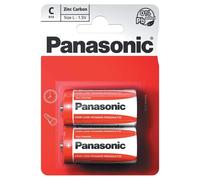 Panasonic C Size Battery Zinc Carbon - 2 pack