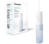 Panasonic Compact & Portable Cordless Water Flosser, Battery Powered Oral Irrigator with 2 Level Pressures, Waterproof - White, EW-DJ11