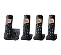 Panasonic Cordless Home Telephone With Answering Machine KX-TGC264EB Black