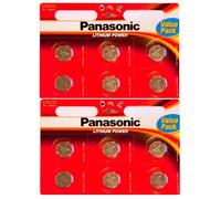 Panasonic CR-2032 Lithium Coin Battery - Pack of 12