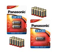 PANASONIC CR123 123 CR123A 3V Lithium Photo Camera Battery Long Life | 1-20 Pack
