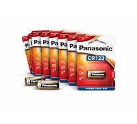 Panasonic CR123 Photo Lithium Batteries, 3V, for Cameras, Security and Torches (10 PACK)
