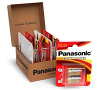 Panasonic CR123A 123 3V Lithium Batteries x 10 Photo & Security Long Expiry