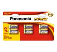 Panasonic CR123PA/6B Household Battery Single-Use Battery CR123A Lithium 3 V - Batteries (Single-Use Battery, CR123A, Lithium, Cylinderic, 3 V, 6