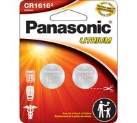 Panasonic CR1616 3.0 Volt Long Lasting Lithium Coin Cell Batteries in Child Resistant, Standards Based Packaging, 2-Battery Pack
